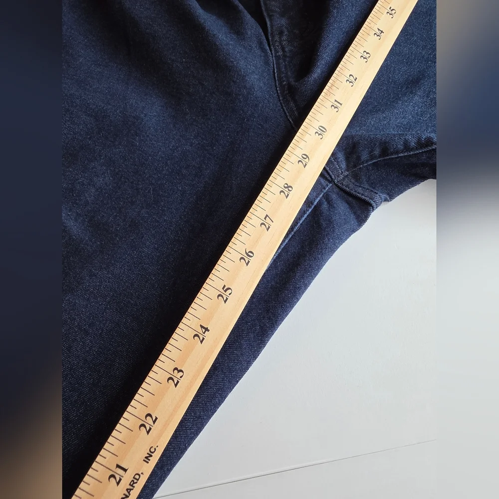 Terra & Sky 22W Like New Classic Straight Leg Jeans Dark Wash Blue Bx-3156